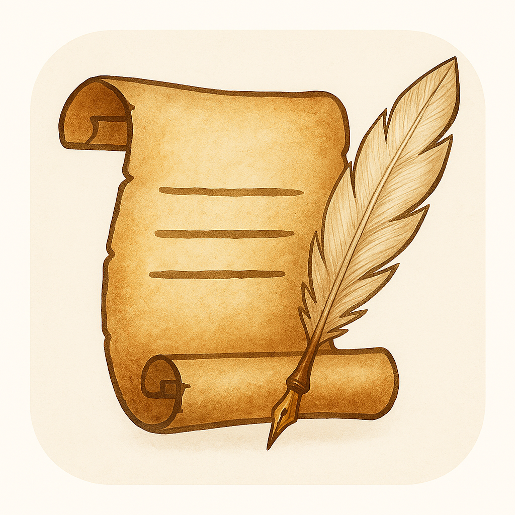 Legacy logo - candle with flame